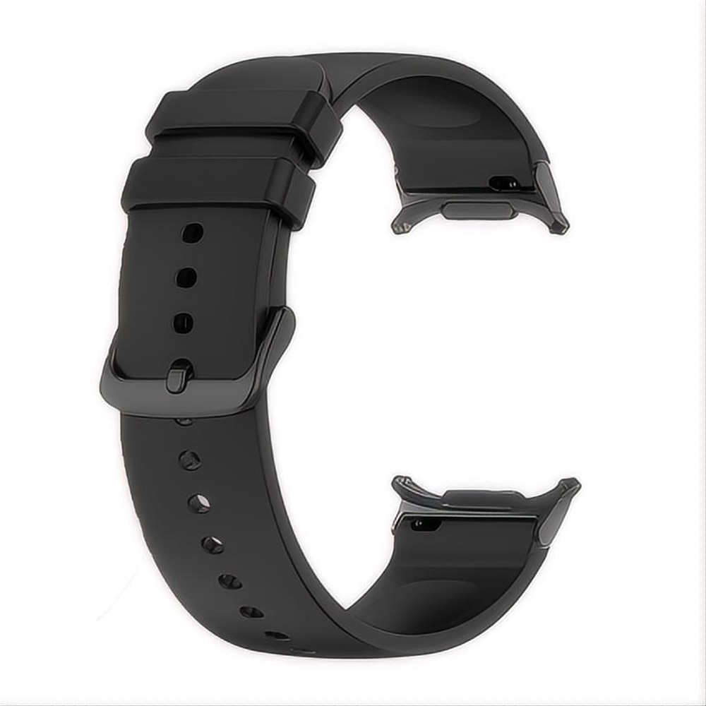 Bracelet en silicone pour Samsung Galaxy Watch Ultra 47mm, Noir