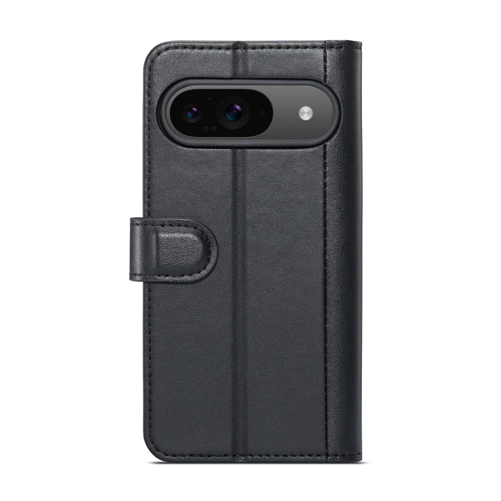 Étui en cuir veritable Google Pixel 9 Pro, Noir