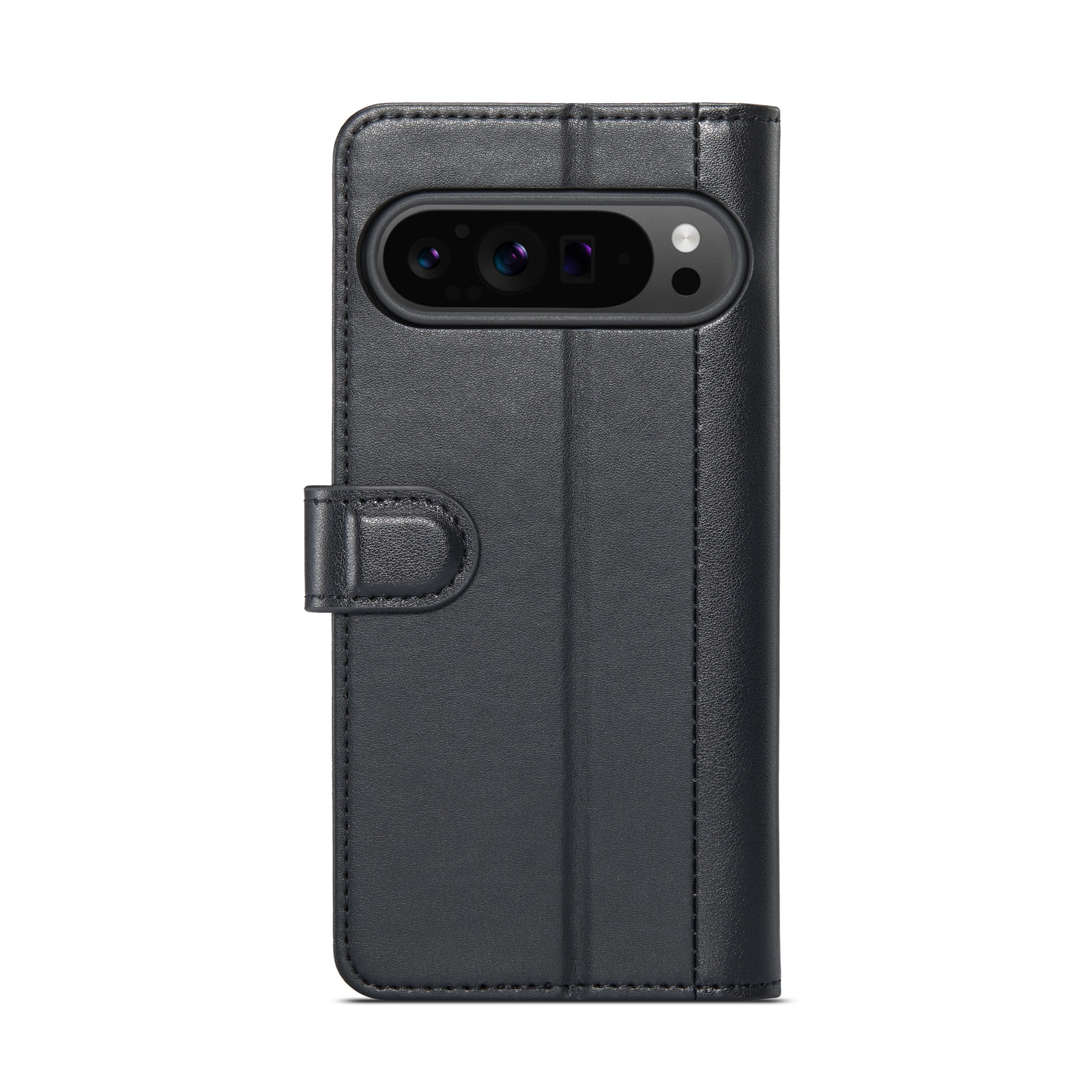 Étui en cuir veritable Google Pixel 9 Pro XL, Noir