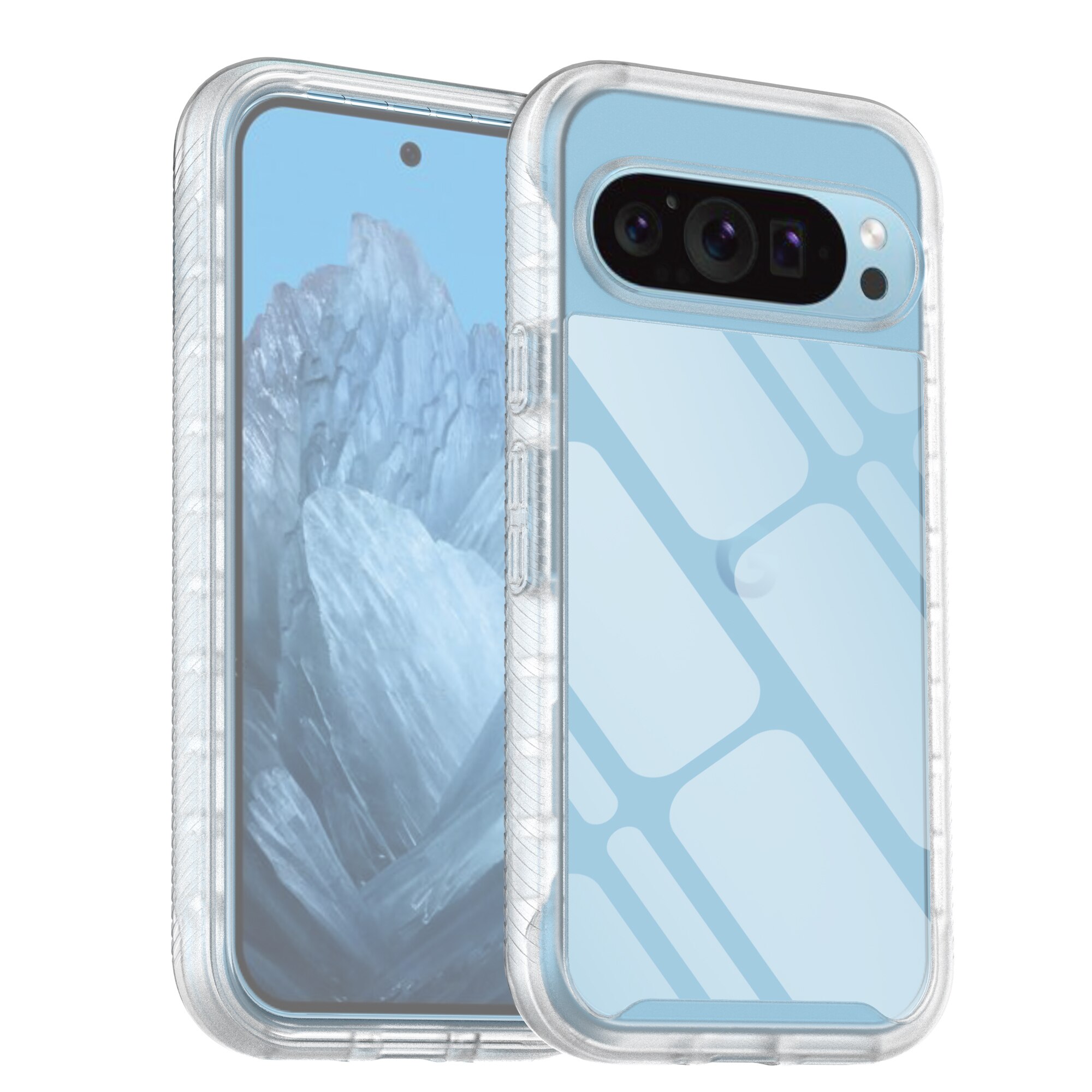 Coque Full Protection Google Pixel 9, Transparent