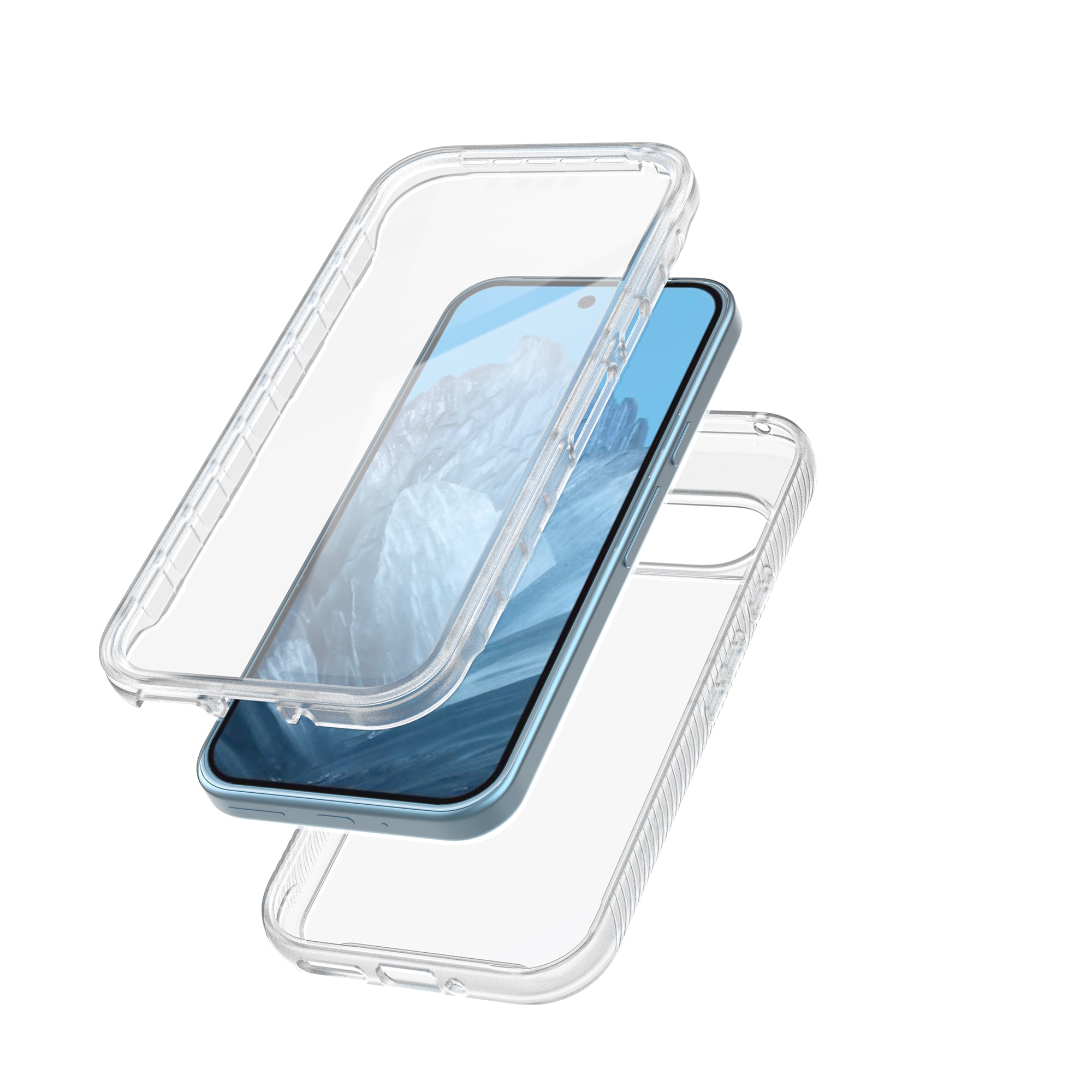 Coque Full Protection Google Pixel 9, Transparent
