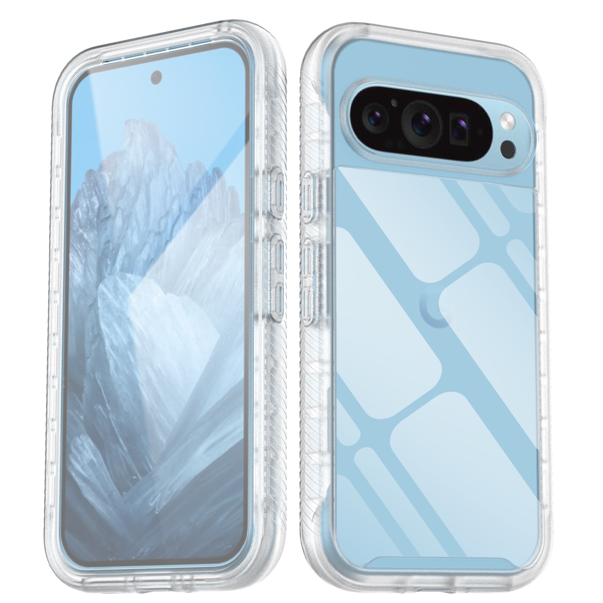 Coque Full Protection Google Pixel 9, Transparent