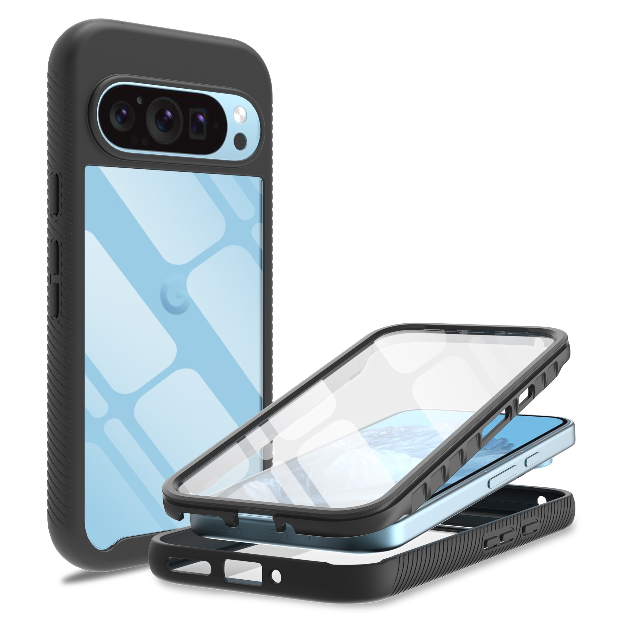Coque Full Protection Google Pixel 9 Pro, Noir