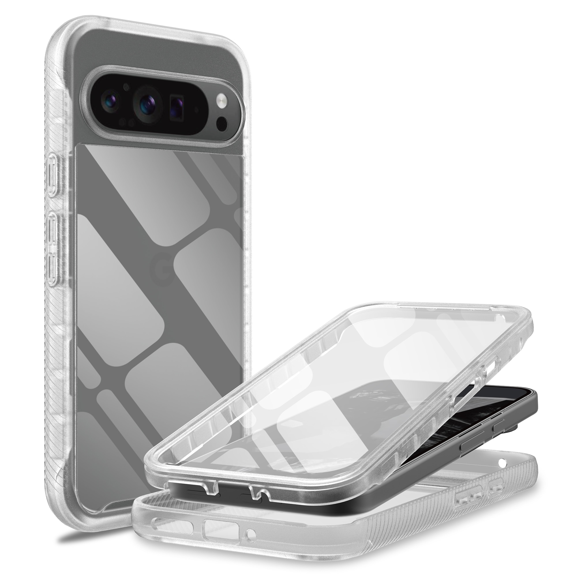 Coque Full Protection Google Pixel 9 Pro XL, Transparent