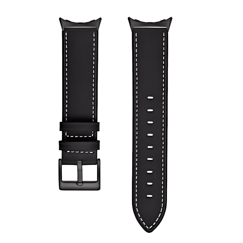 Bracelet en cuir Google Pixel Watch, Noir
