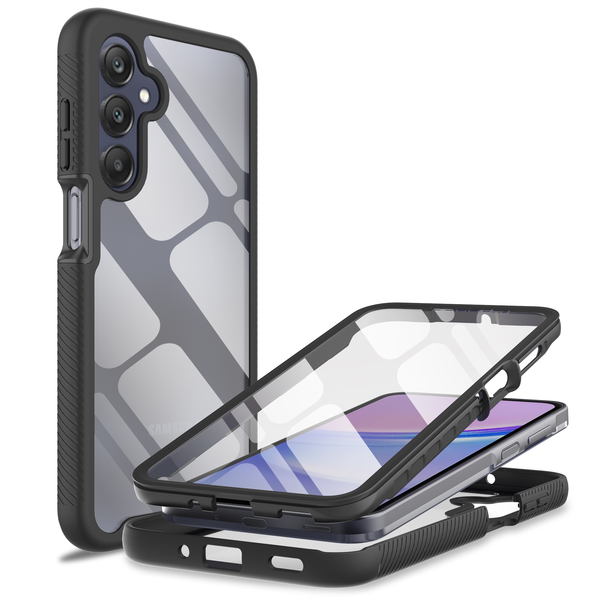 Coque Full Protection Samsung Galaxy A16, Noir