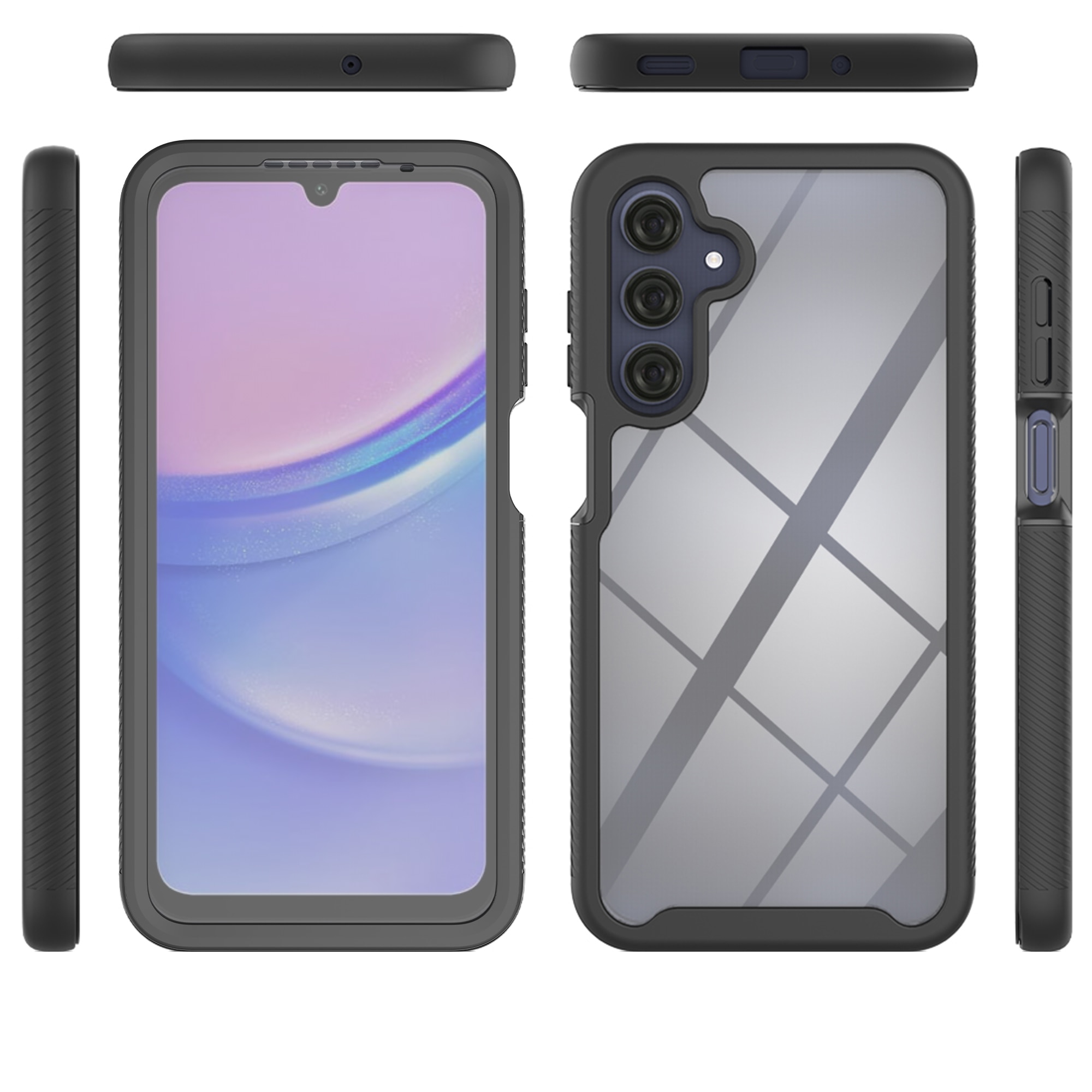 Coque Full Protection Samsung Galaxy A16, Noir