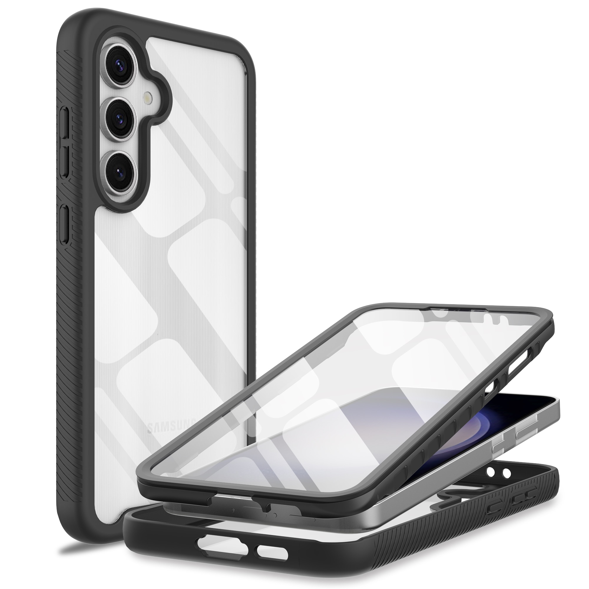 Coque Full Protection Samsung Galaxy S24 FE, Noir
