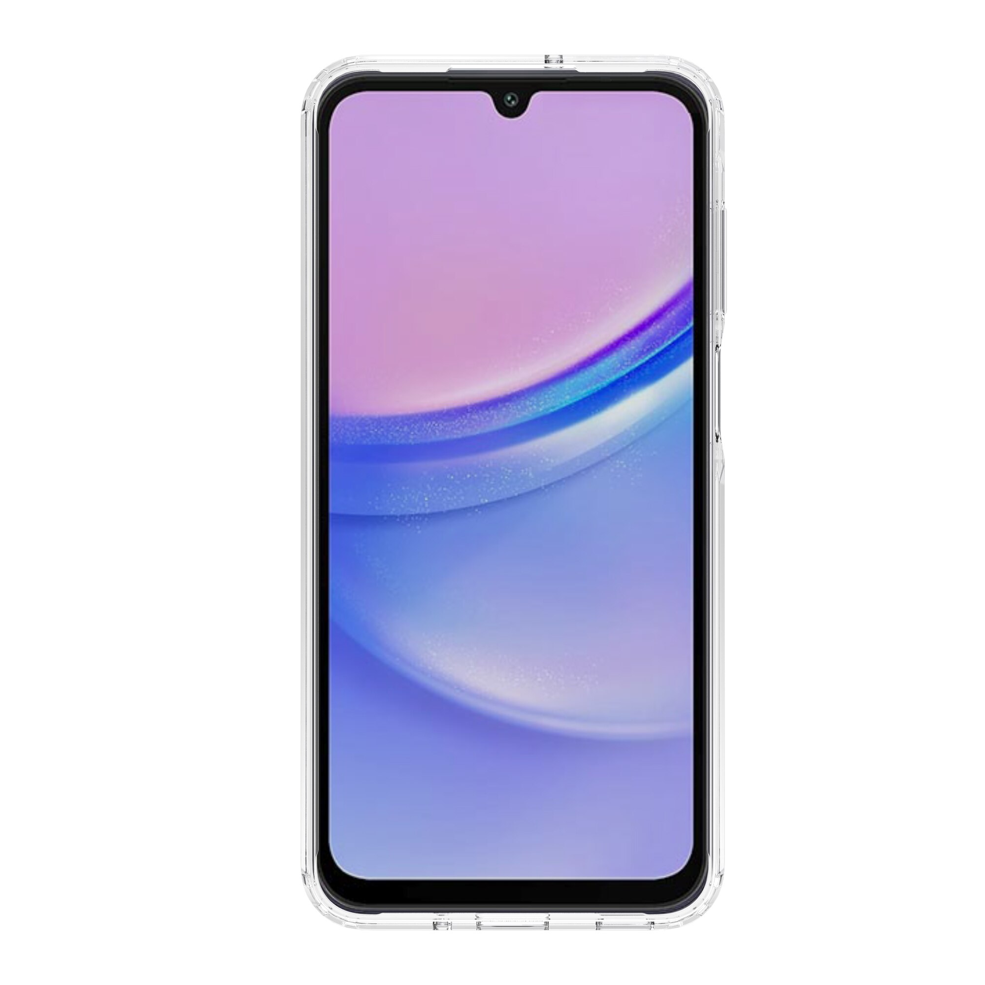 Coque hybride pour Samsung Galaxy A16, Transparent