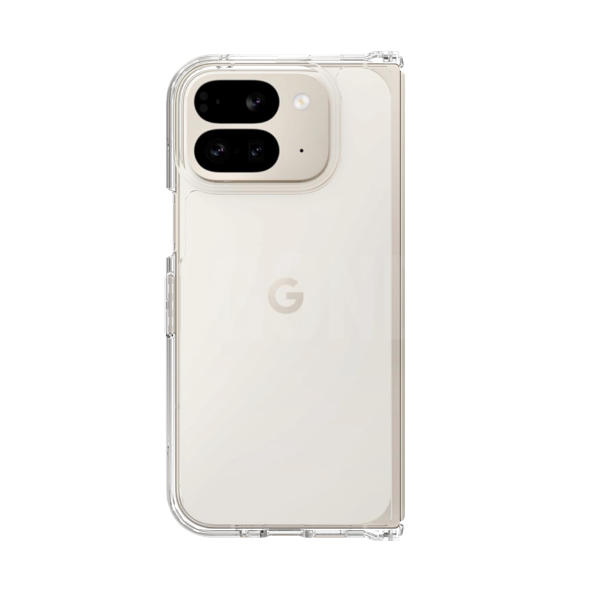 Coque hybride pour Google Pixel 9 Pro Fold, transparent