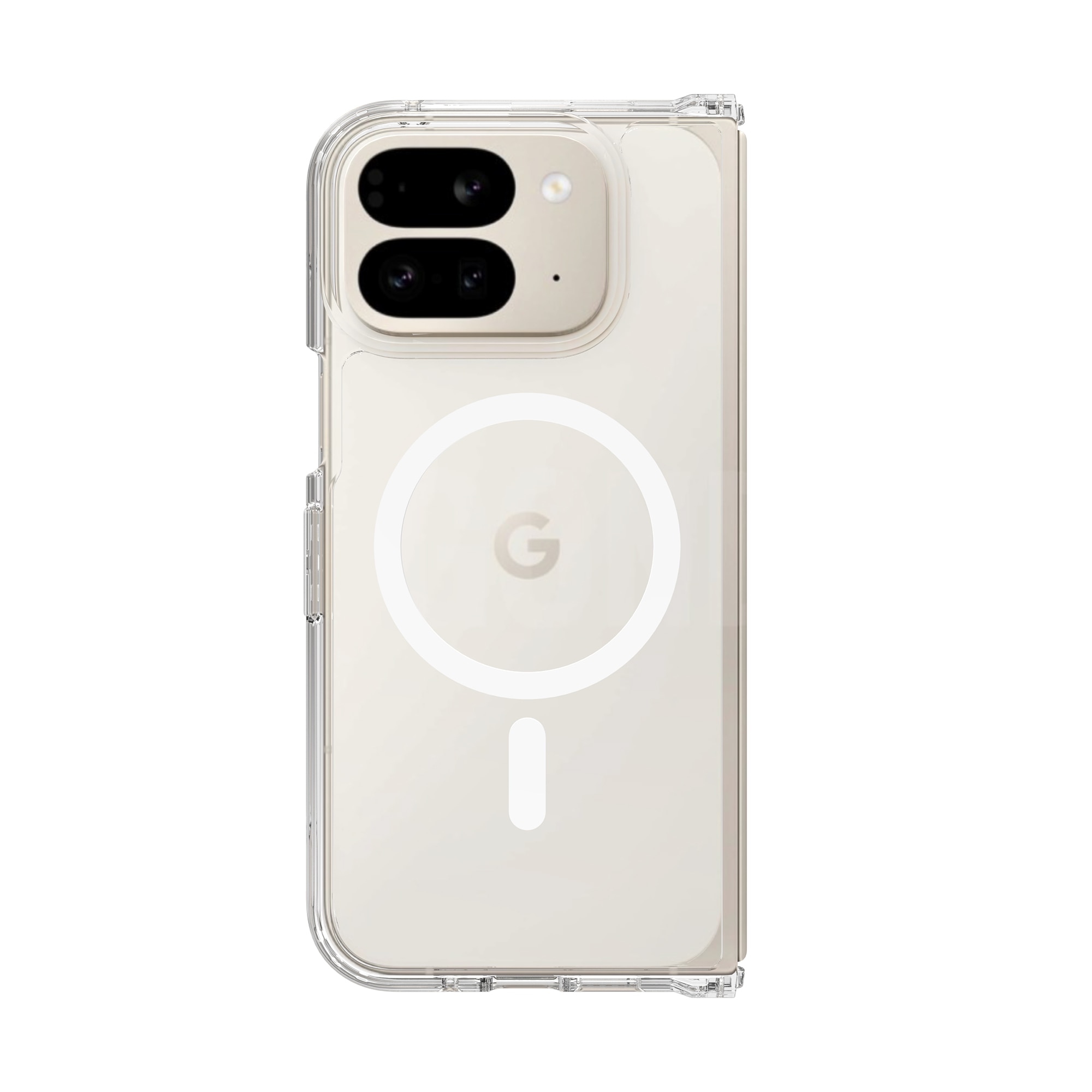 Coque hybride MagSafe Google Pixel 9 Pro Fold Transparent