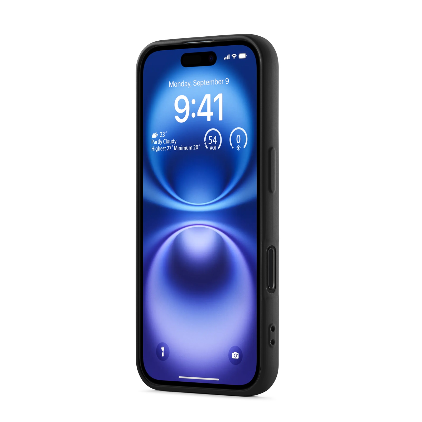 Coque TPU iPhone 16 Plus, Noir
