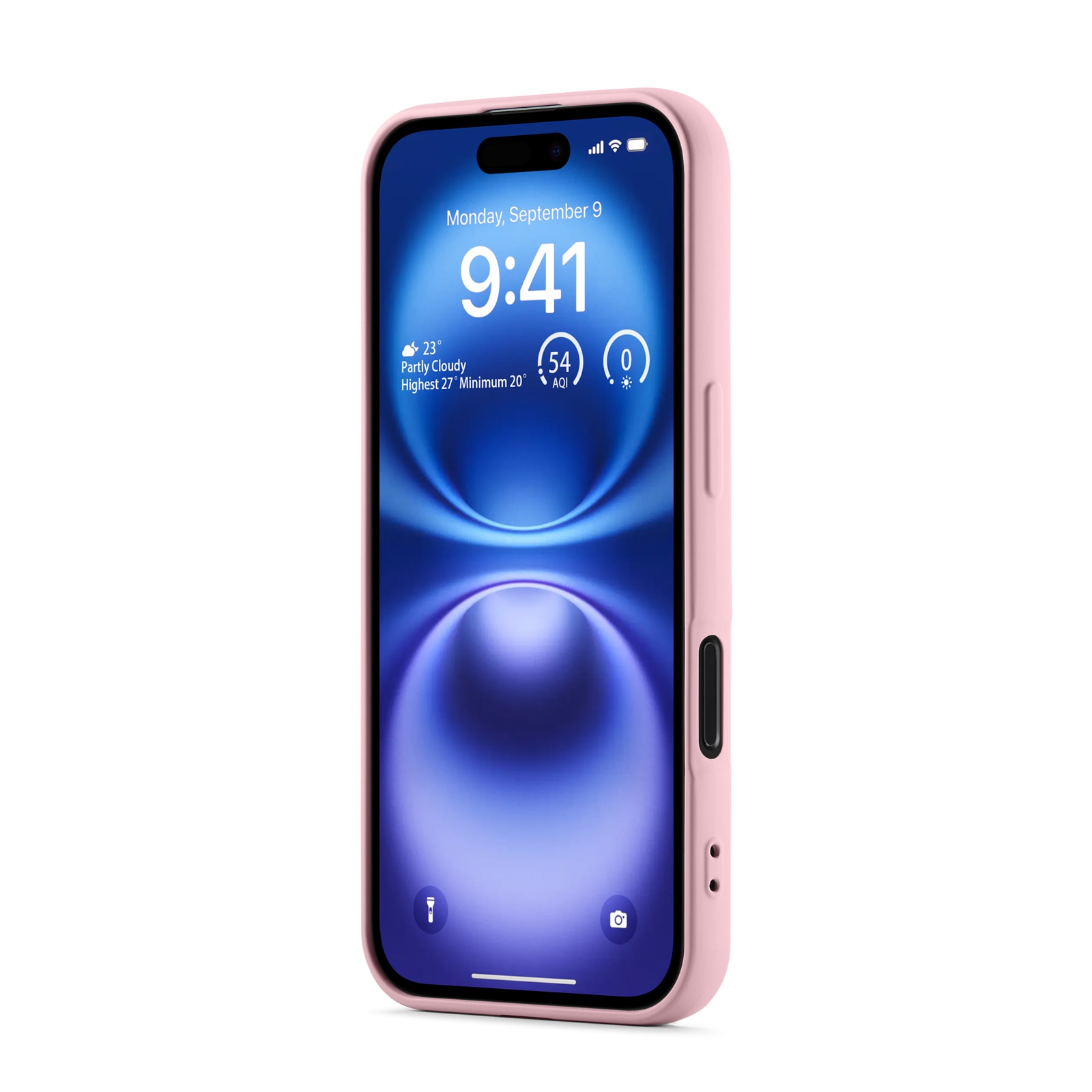 Coque TPU iPhone 16, Rose