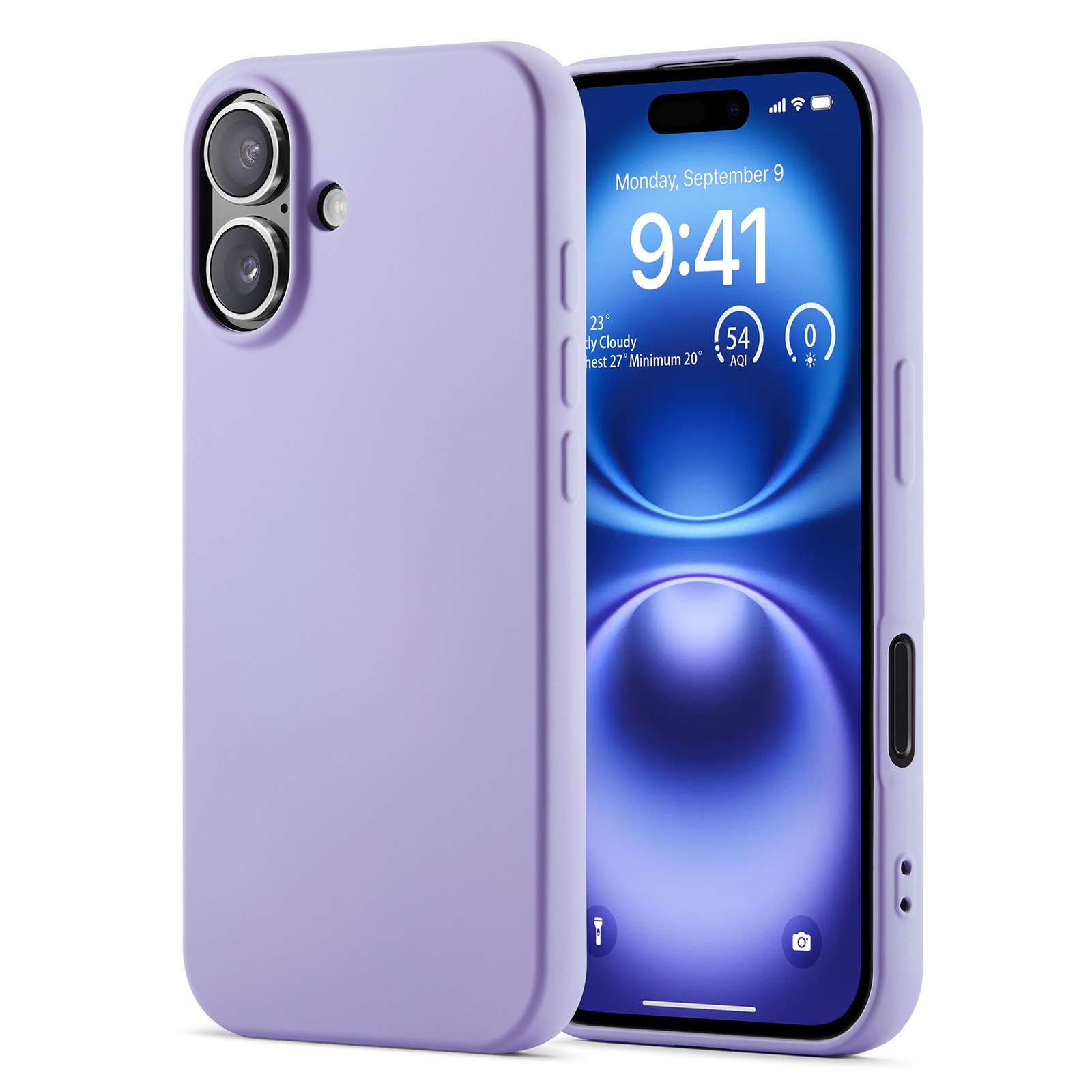 Coque TPU iPhone 16 Plus, Violet