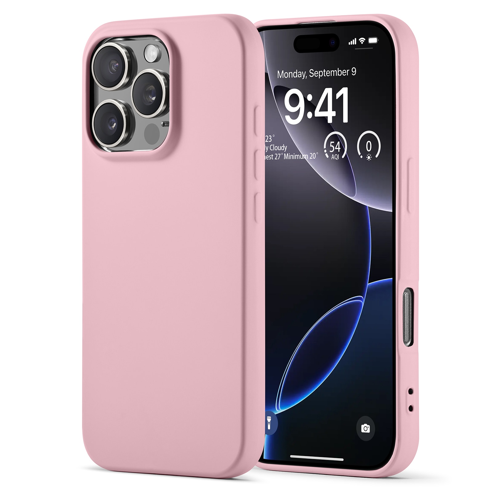 Coque TPU iPhone 16 Pro, Rose