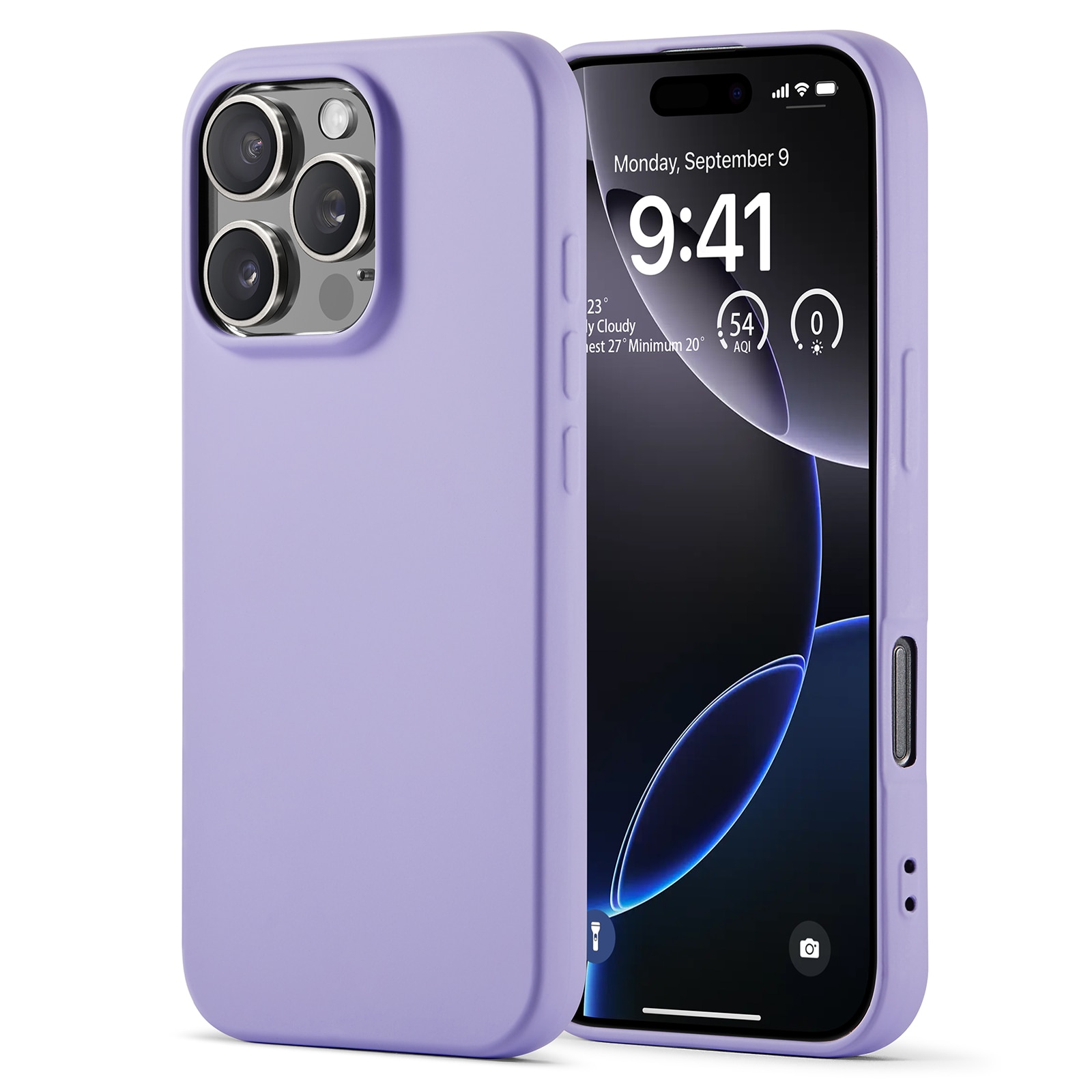 Coque TPU iPhone 16 Pro, Violet