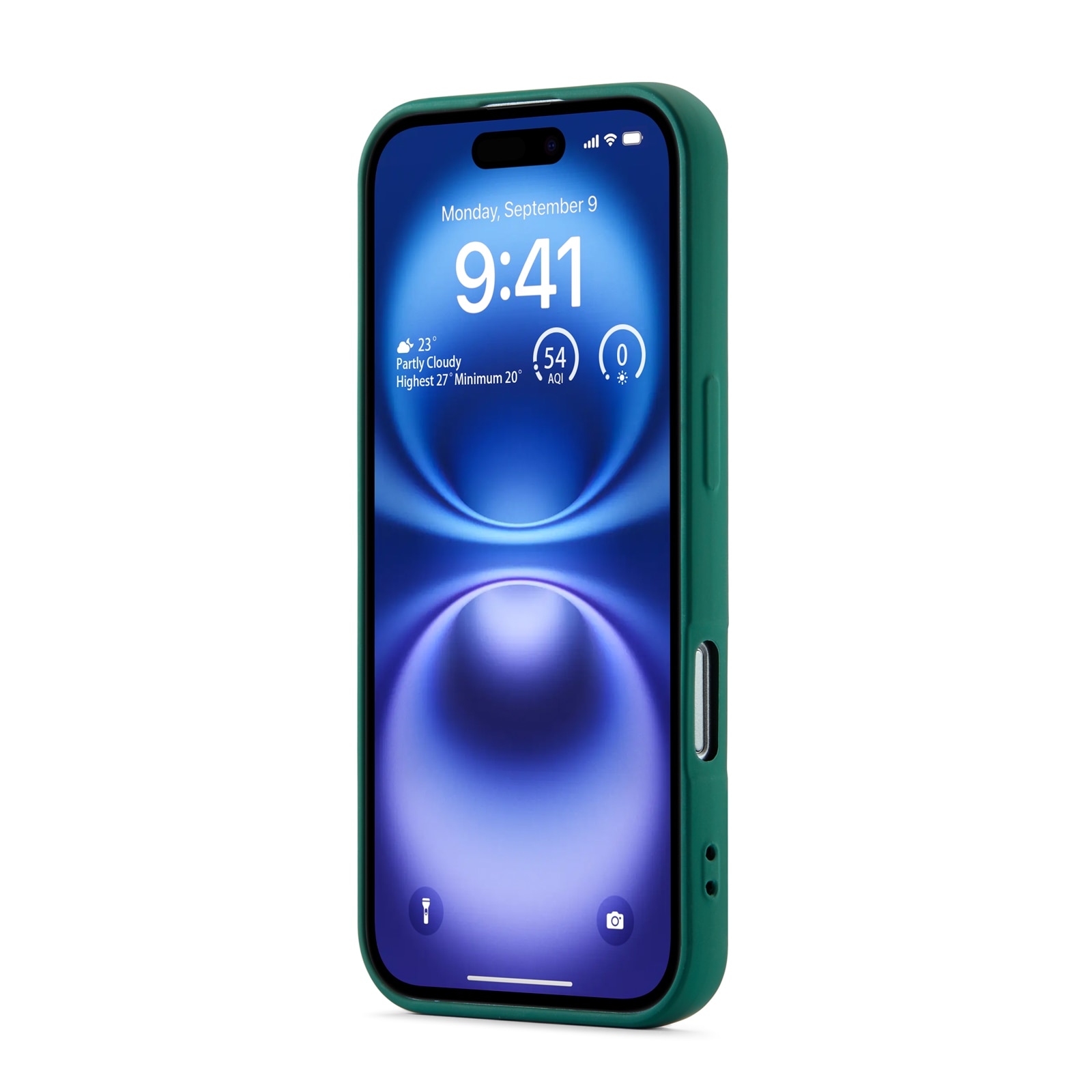 Coque TPU iPhone 16 Pro, Vert foncé