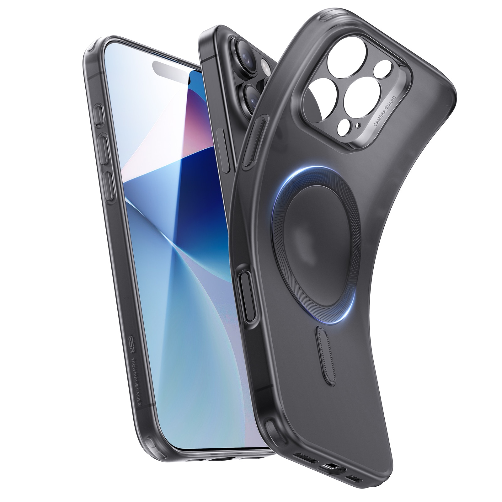 Coque Project Zero iPhone 16 Pro Max, Frosted Black