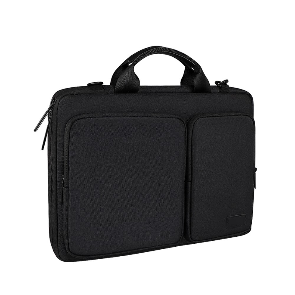 Sac pour laptoo avec bandoulière et rangement 16" Noir