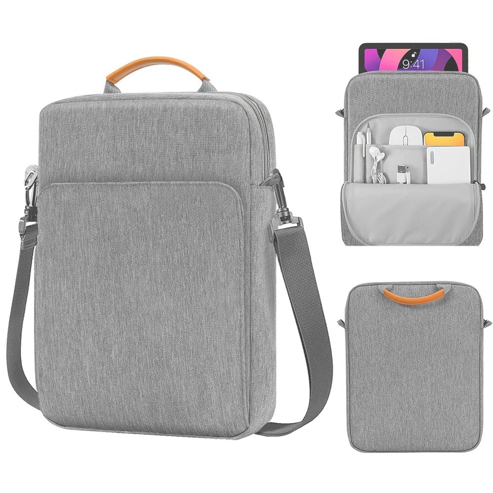 Sac pour tablette avec bandoulière up to 11", gris clair