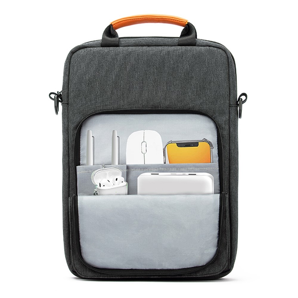 Sac avec bandoulière pour 13,3" laptop / tablette, gris