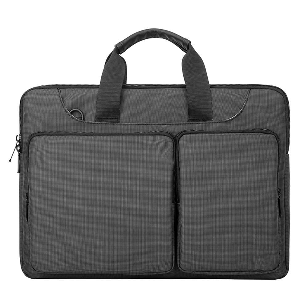 Sac pour laptoo avec bandoulière et rangement 13-14" gris