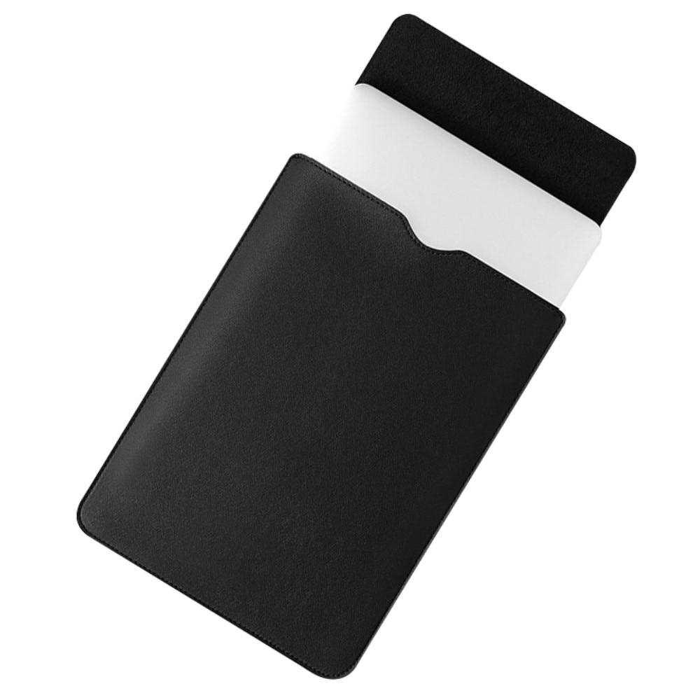 Sleeve en cuir pour ordinateur portable 14", noir