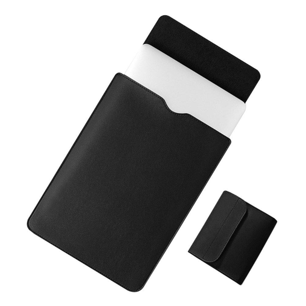 Sleeve en cuir pour ordinateur portable 15-16", noir