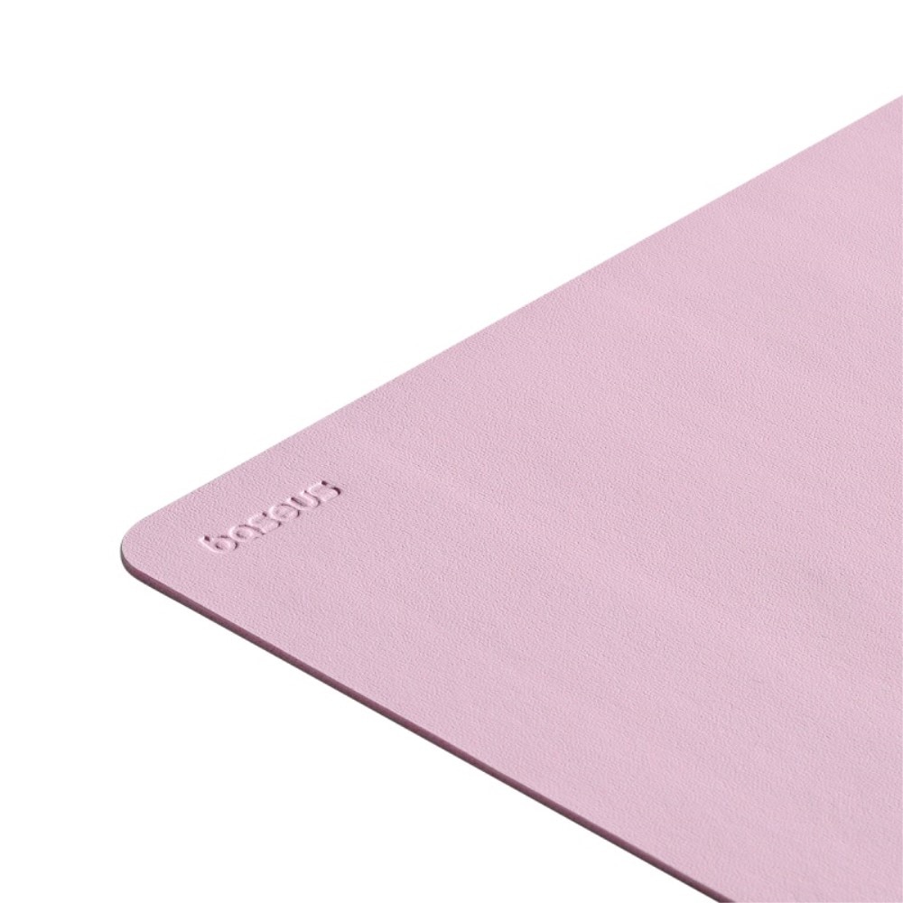 Tapis de souris en cuir, rose