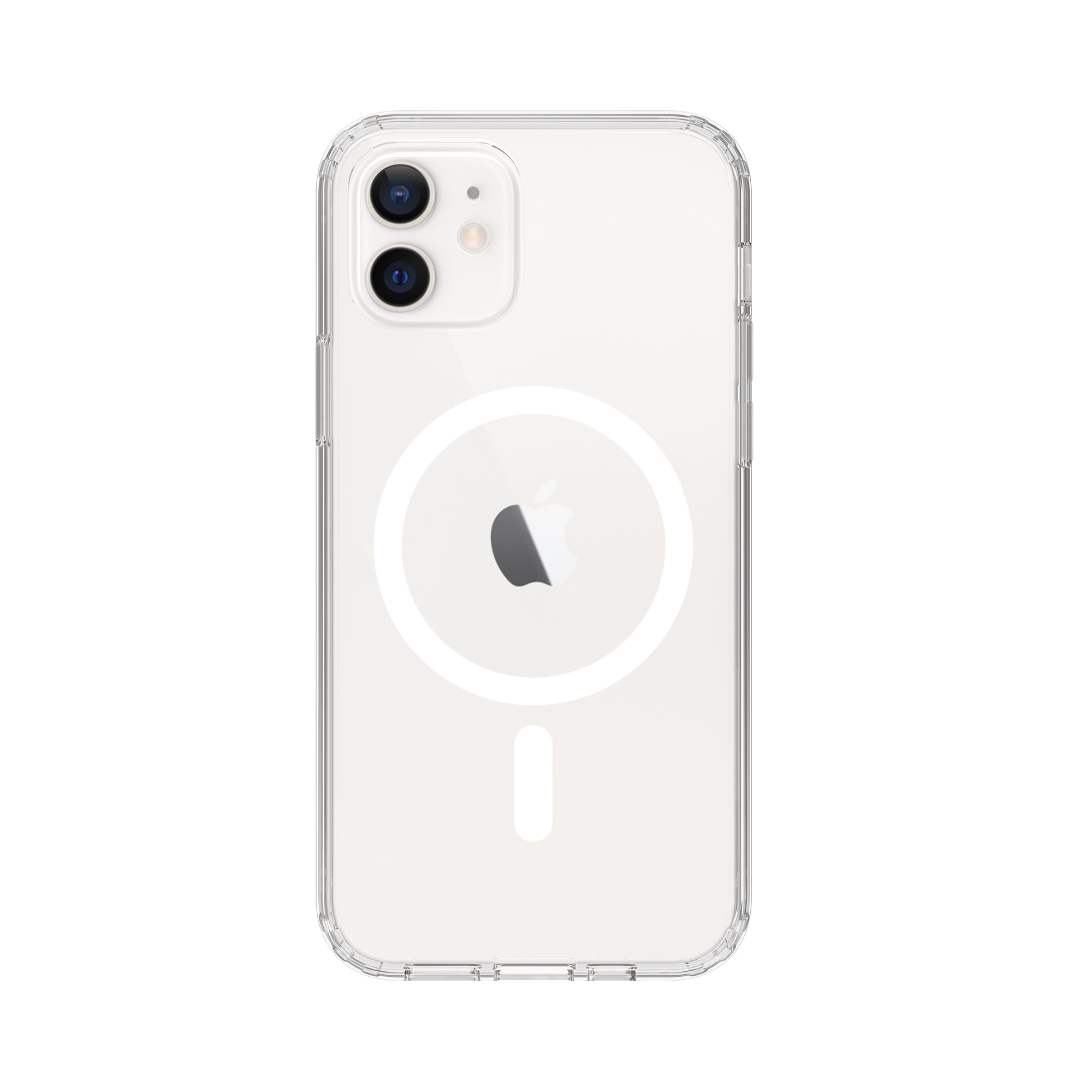 Coque hybride MagSafe iPhone 12 Mini, transparent