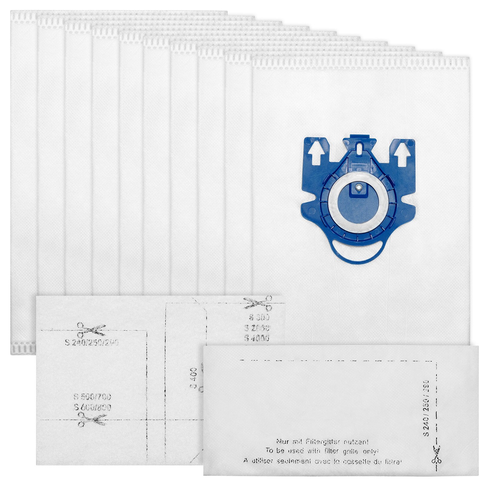 10-pack Sacs d'Aspirateur  Miele S300i-S399