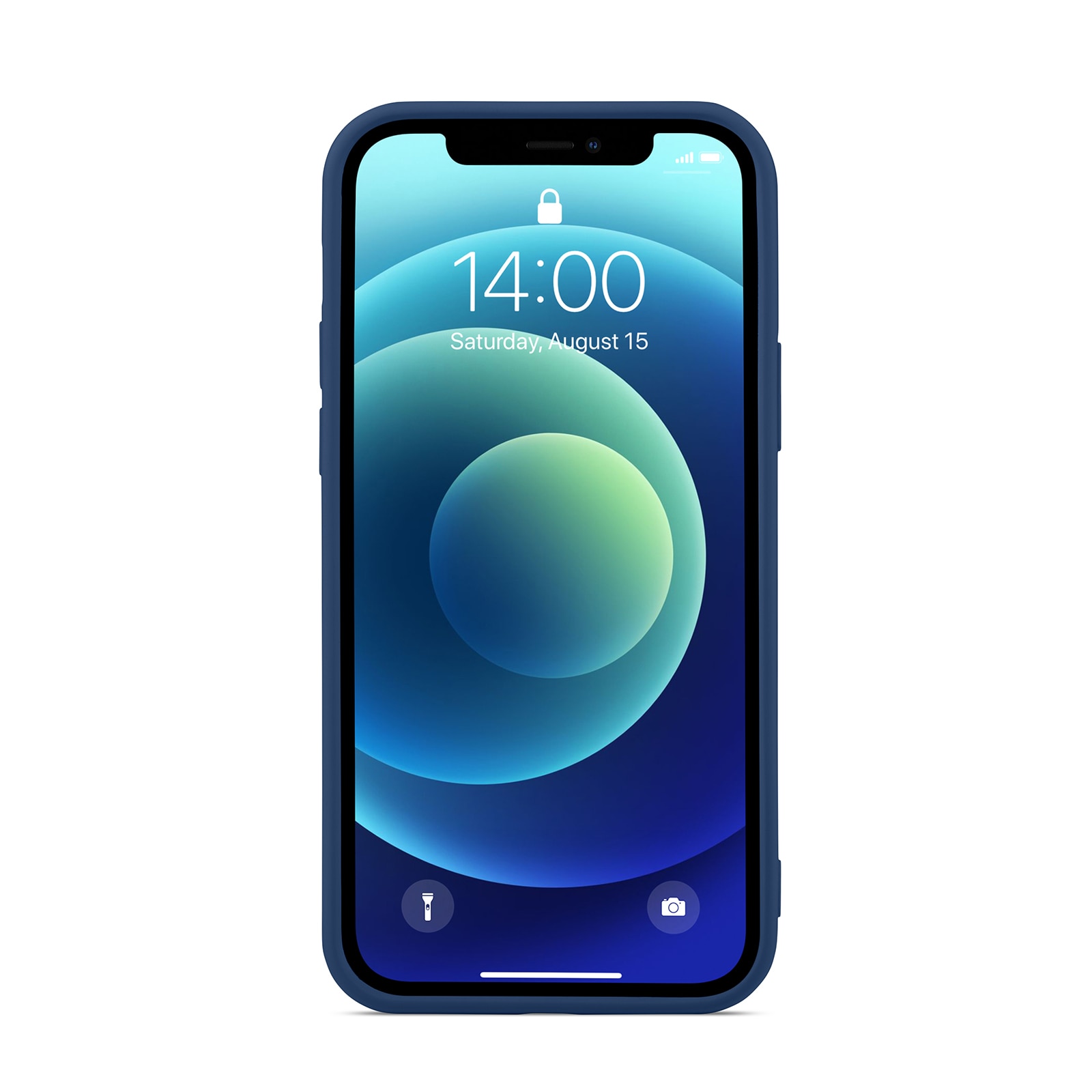 Coque TPU iPhone 12/iPhone 12 Pro, Bleu foncé