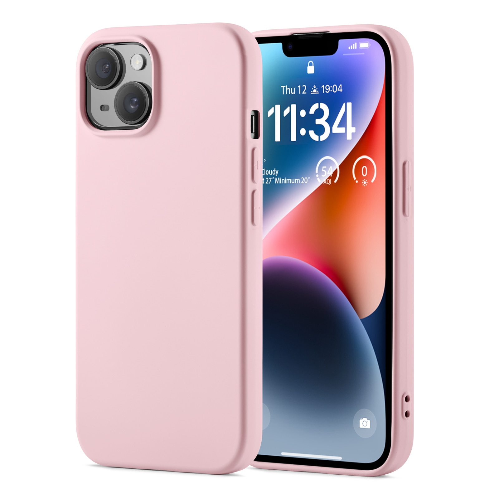 Coque TPU iPhone 13, Rose
