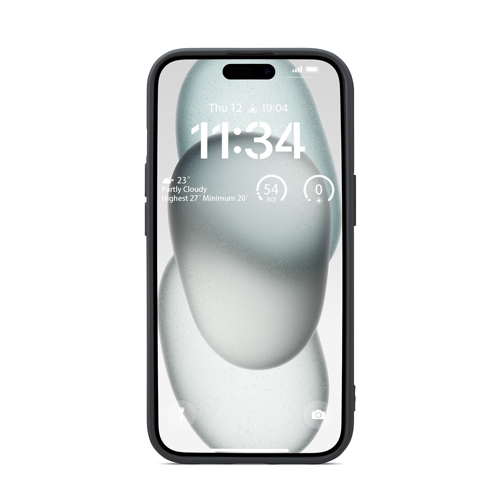 Coque TPU iPhone 15, Gris
