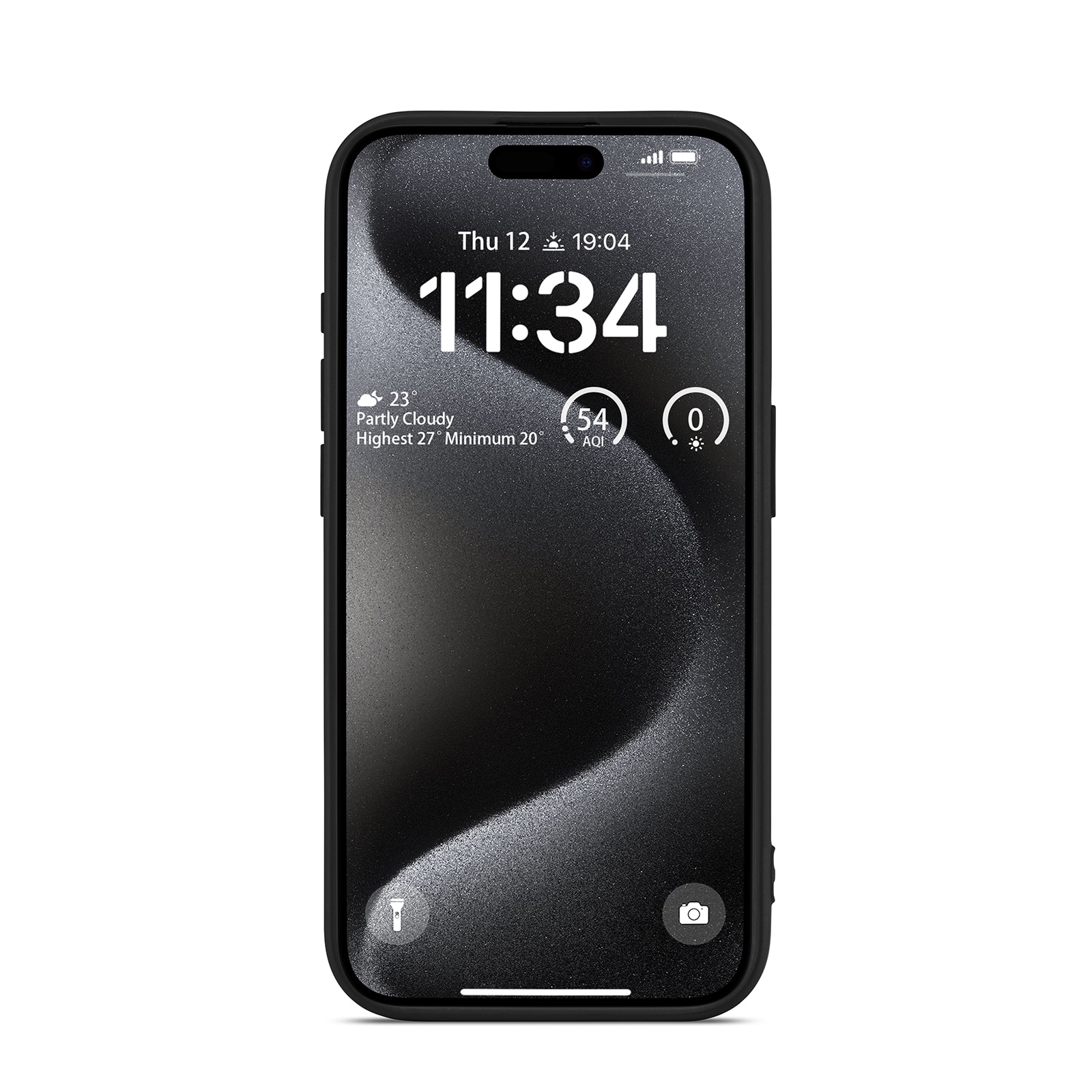 Coque TPU MagSafe iPhone 15 Pro, Noir