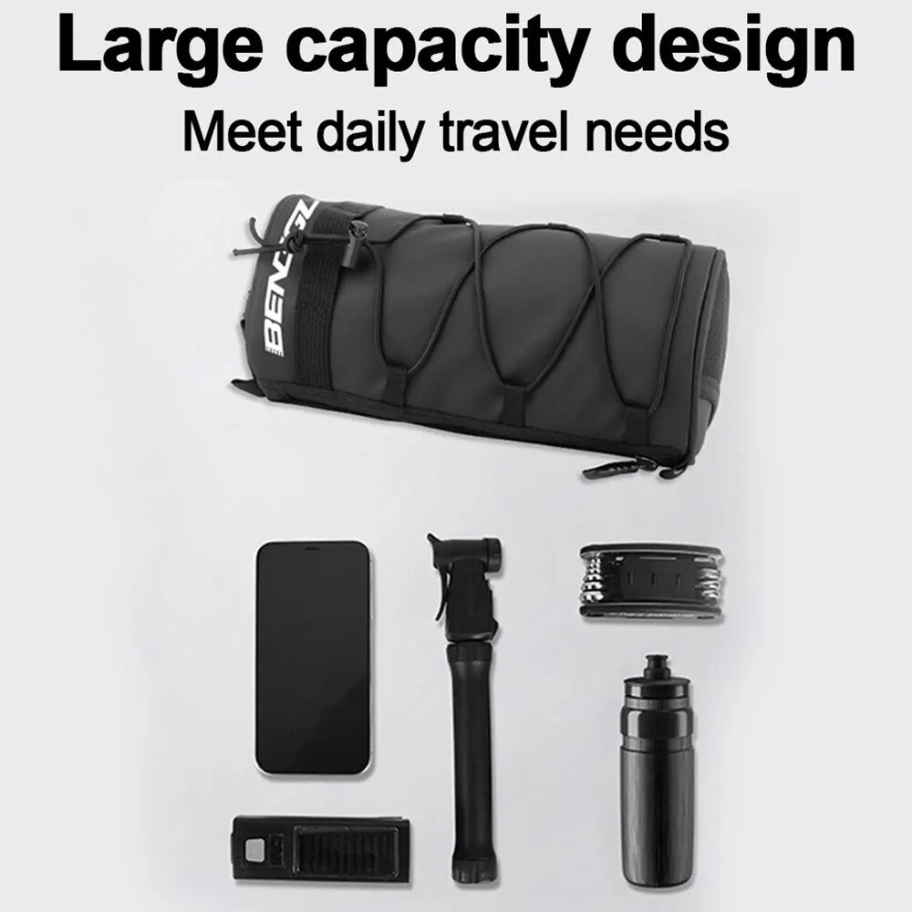 Sac pour guidon de vélo, noir