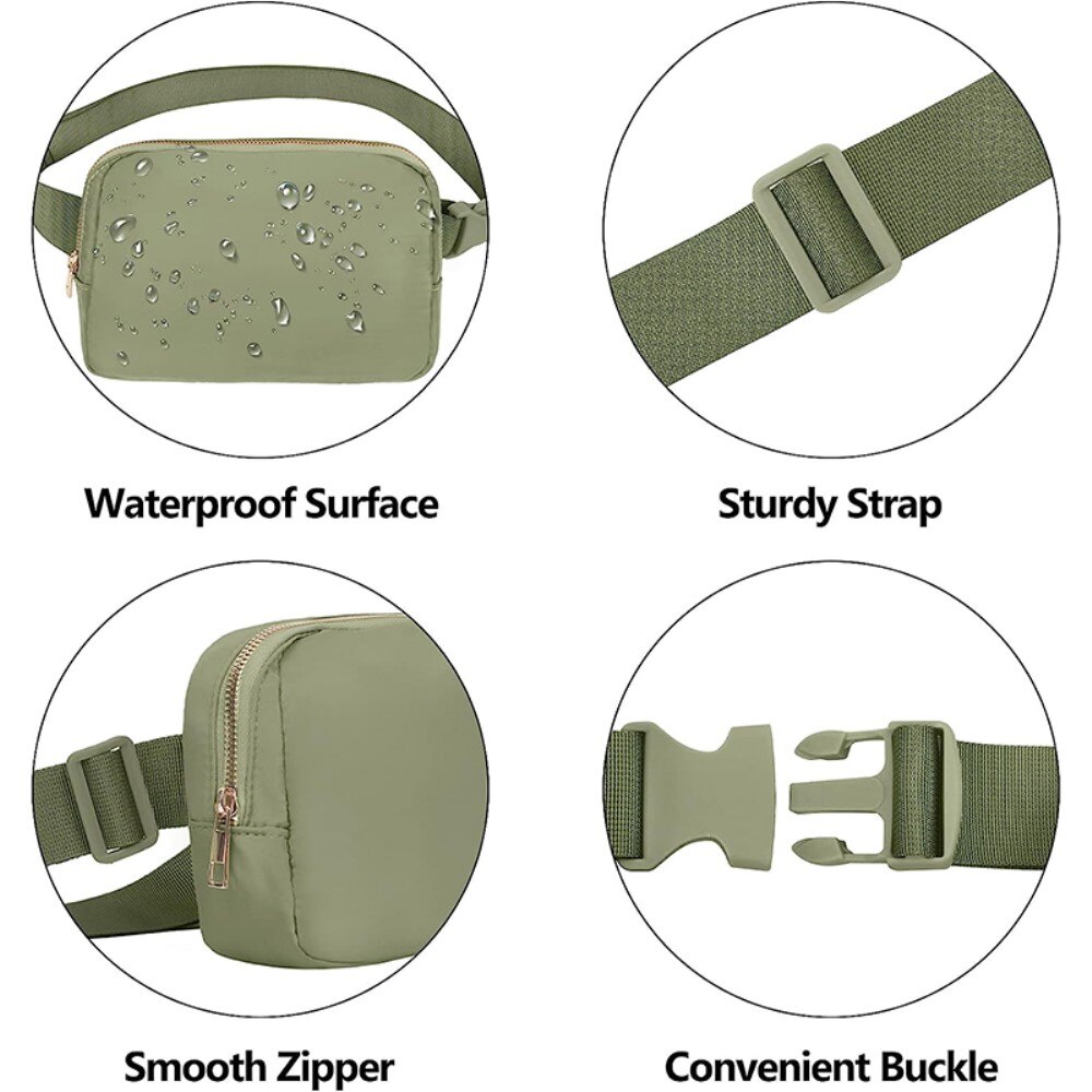 Sac Bandoulière Nylon, vert