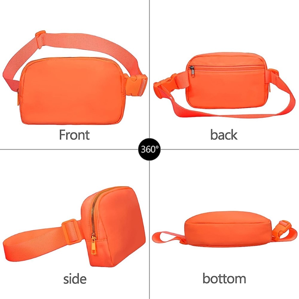 Sac Bandoulière Nylon, orange