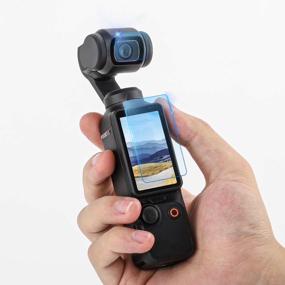 Protecteur d'écran et de caméra verre trempé DJI Osmo Pocket 3