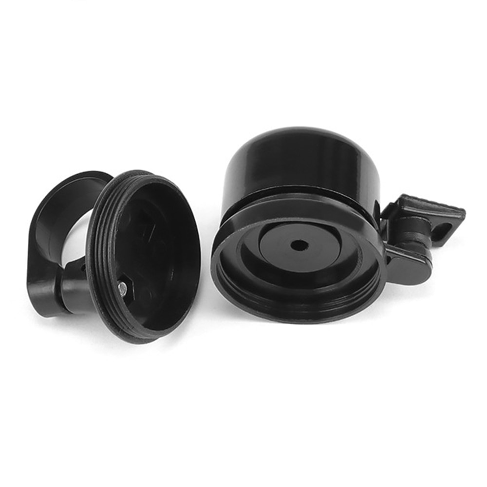 Sonnette de vélo avec support pour Apple AirTag, noir