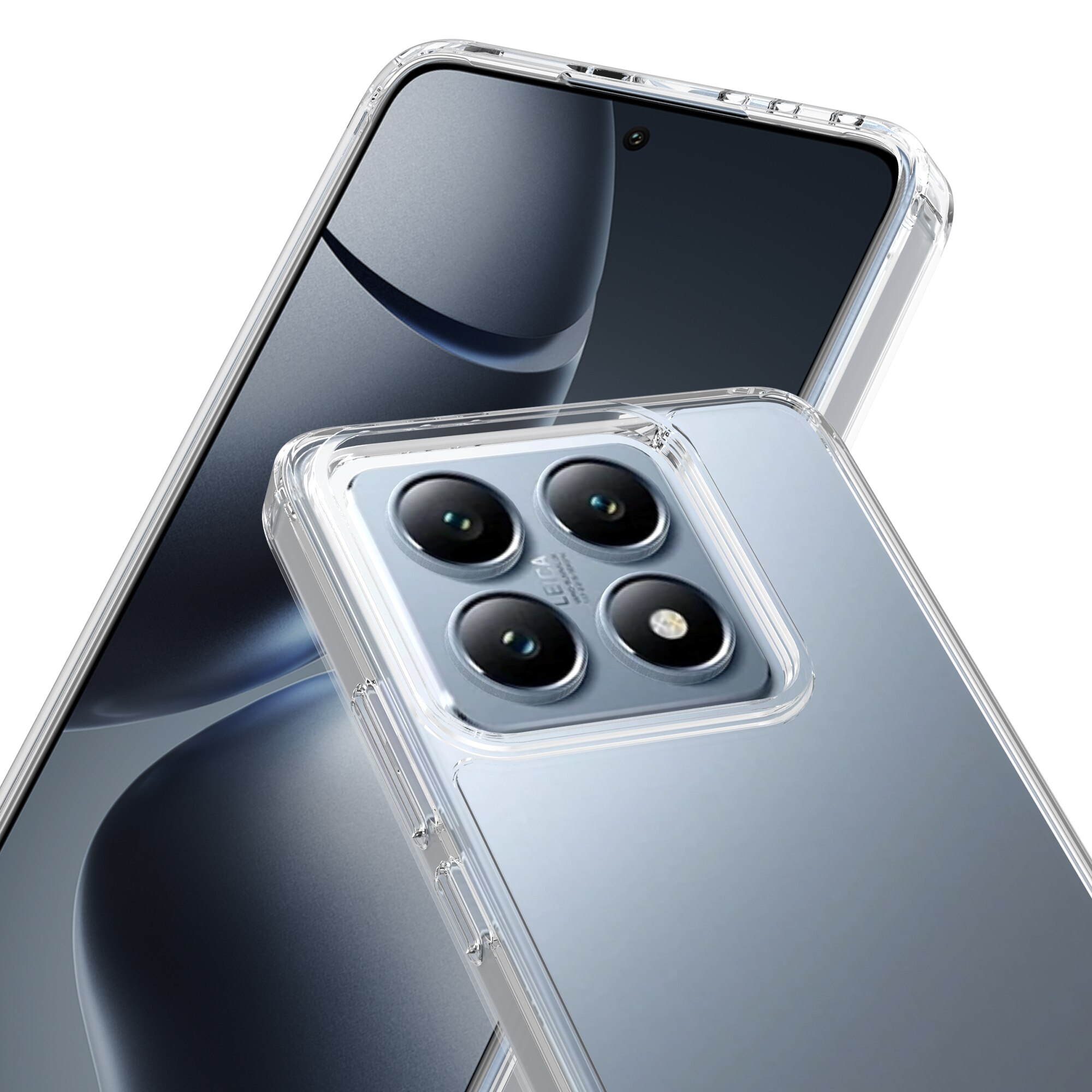 Coque hybride pour Xiaomi 14T, Transparent