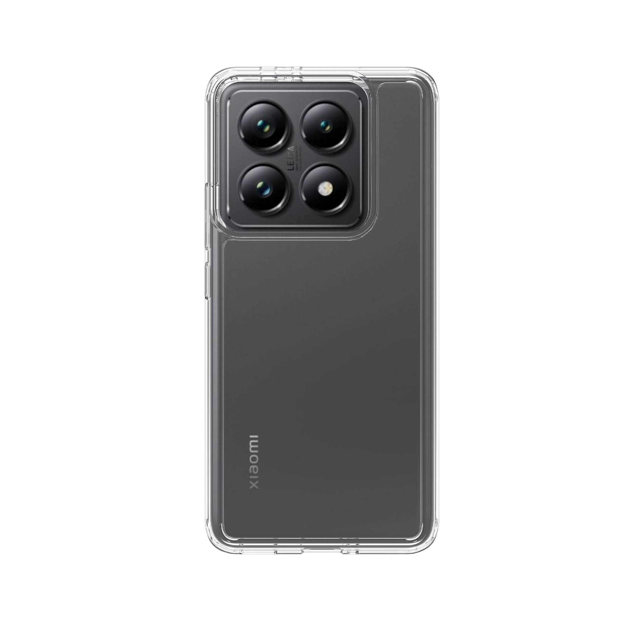 Coque hybride pour Xiaomi 14T Pro, Transparent