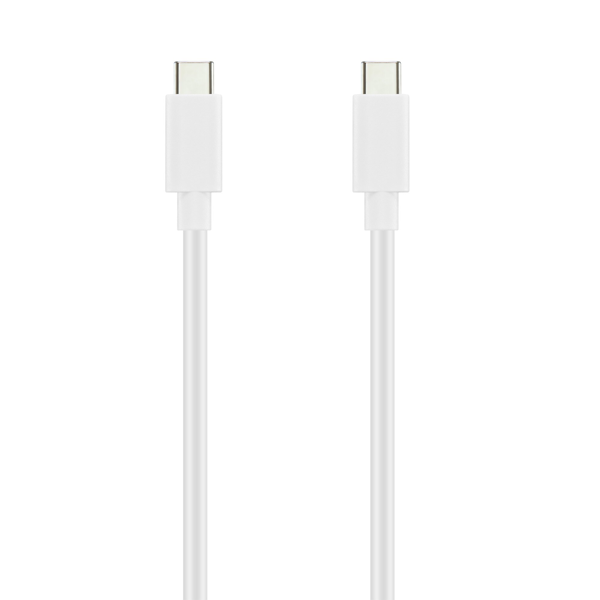 Câble de chargement USB-C vers USB-C 2 m, blanc