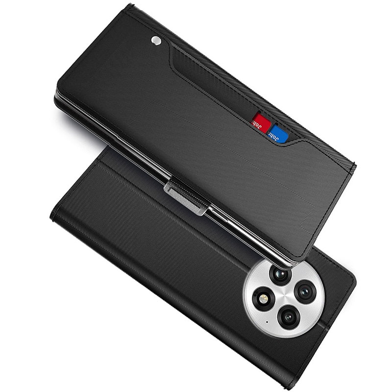 Étui portefeuille Miroir  OnePlus 13, noir