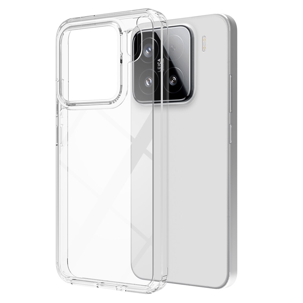 Coque hybride pour Xiaomi 15, transparent