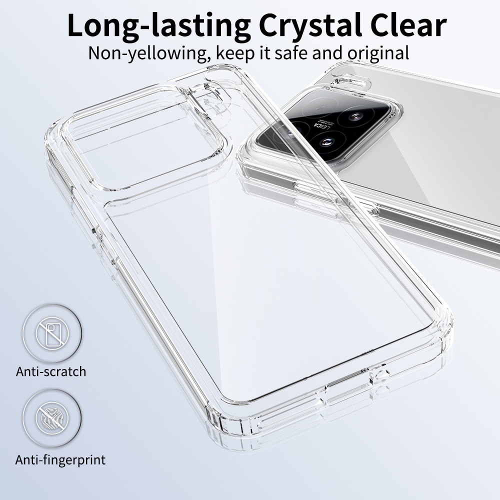 Coque hybride pour Xiaomi 15, transparent