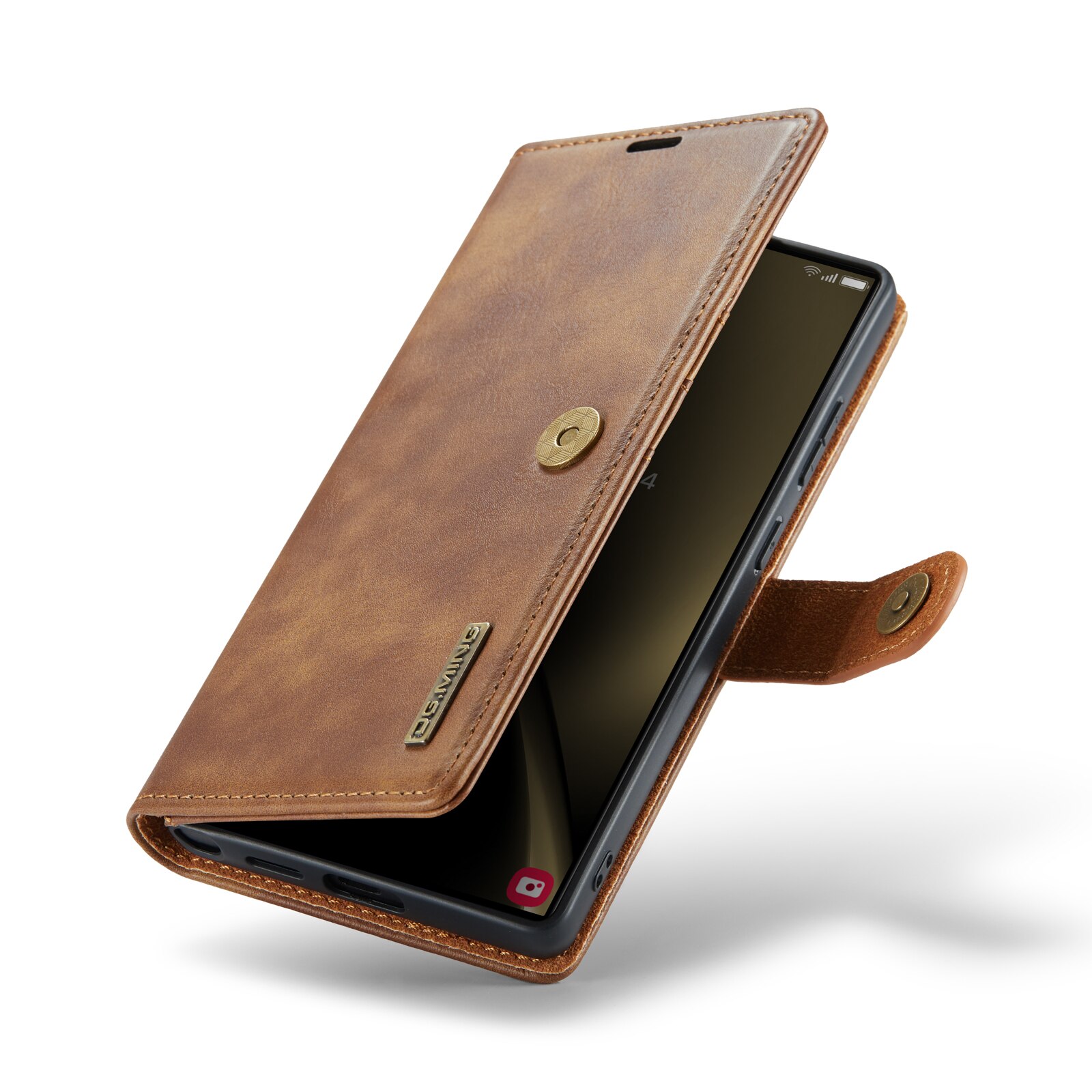 Étui portefeuille Magnet Wallet Samsung Galaxy S25 Ultra, Cognac
