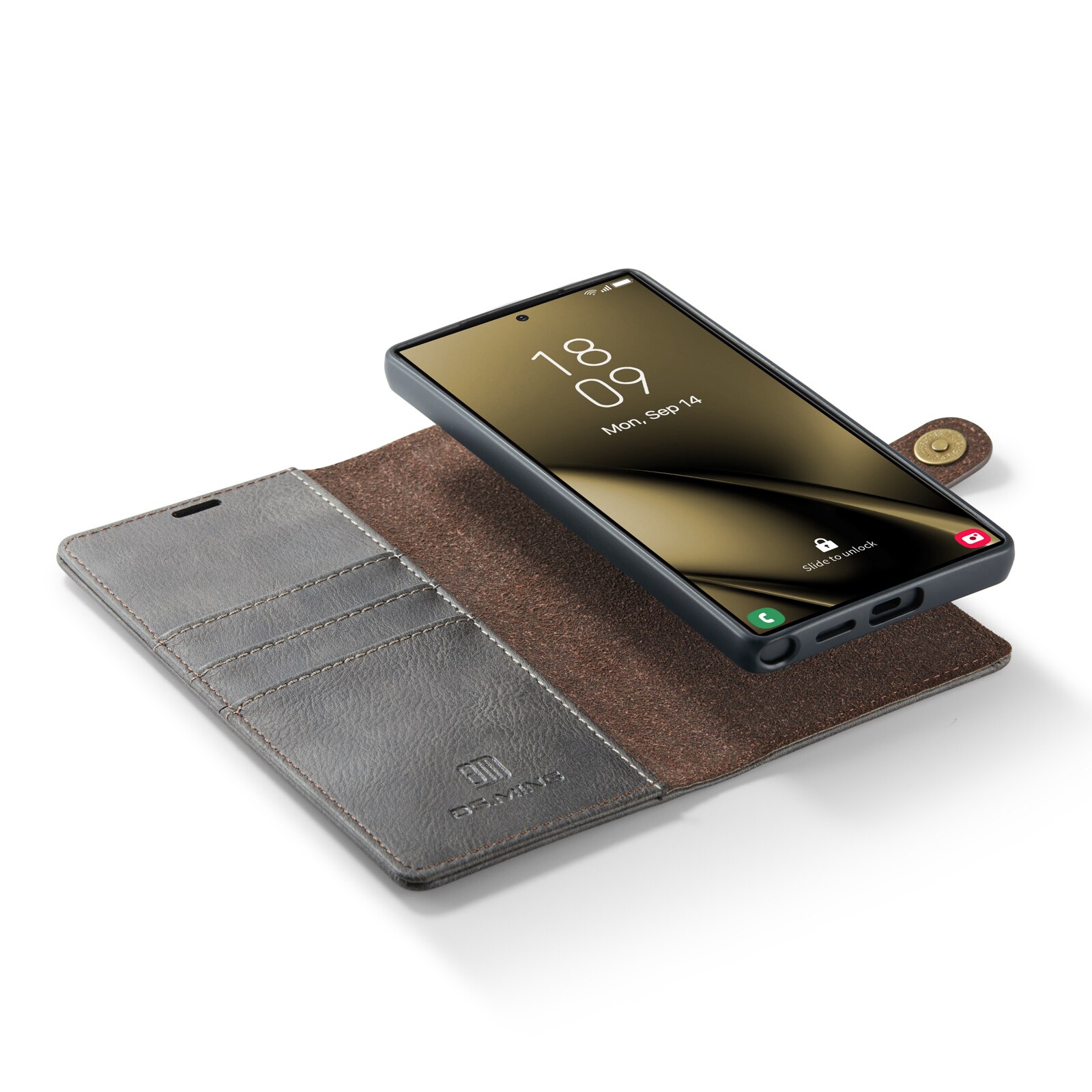 Étui portefeuille Magnet Wallet Samsung Galaxy S25 Ultra, Brown