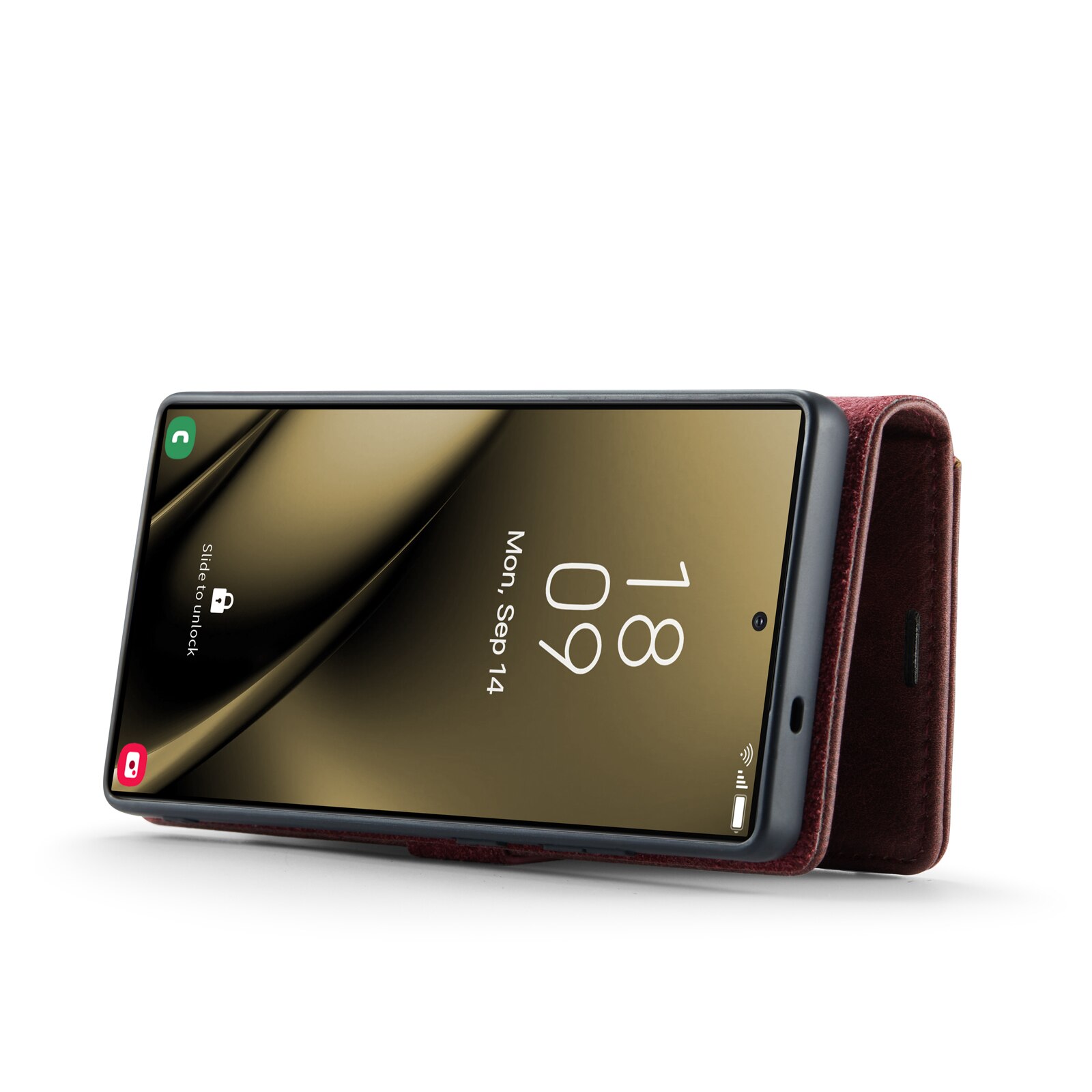 Étui portefeuille Magnet Wallet Samsung Galaxy S25 Ultra, Red