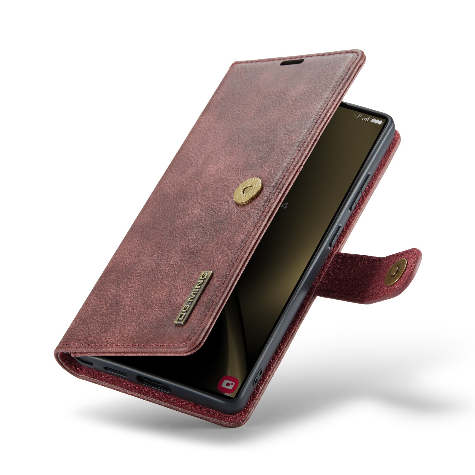 Étui portefeuille Magnet Wallet Samsung Galaxy S25 Ultra, Red